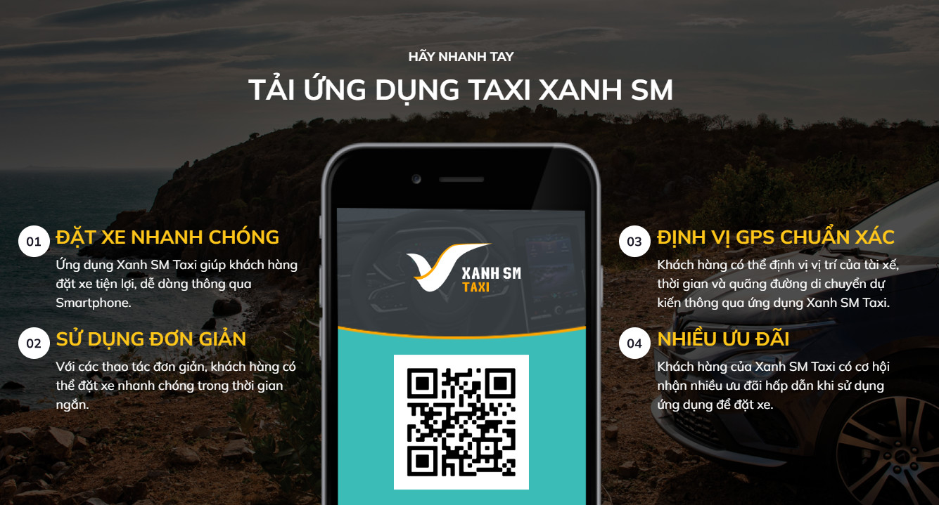 Tải app để nhận nhiều ưu đãi từ Taxi Xanh nhé!