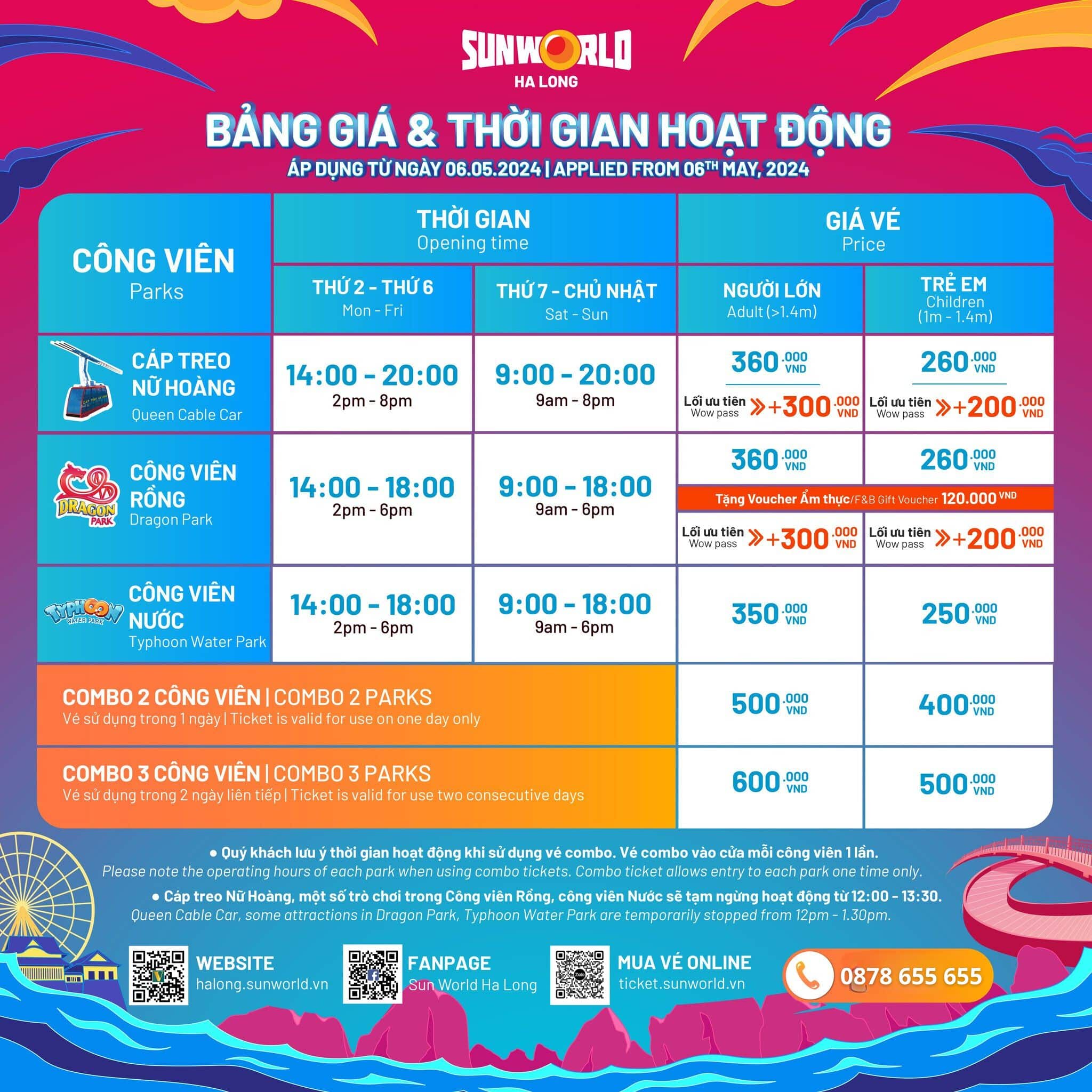 Tổ hợp khu vui chơi giải trí Sunworld Hạ Long Complex - Cập nhật bảng giá 2024