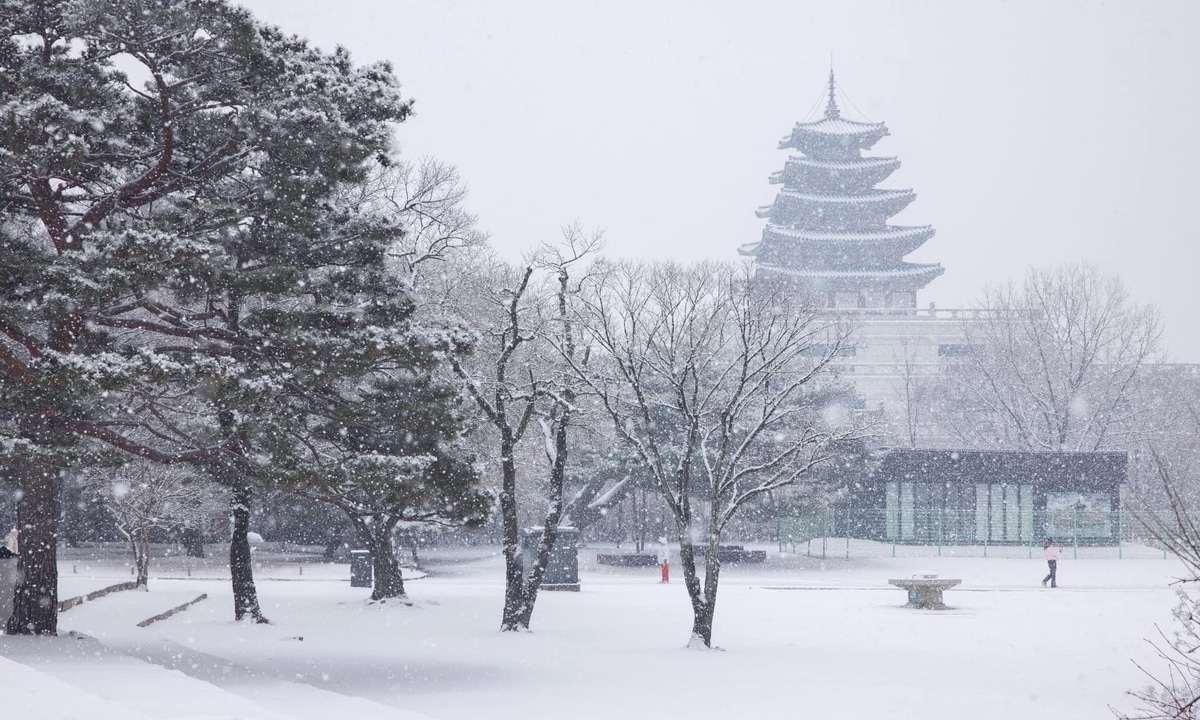 Du Lịch Hàn Quốc Đón Đợt Tuyết Rơi Dày Kỷ Lục Đầu Năm 2024