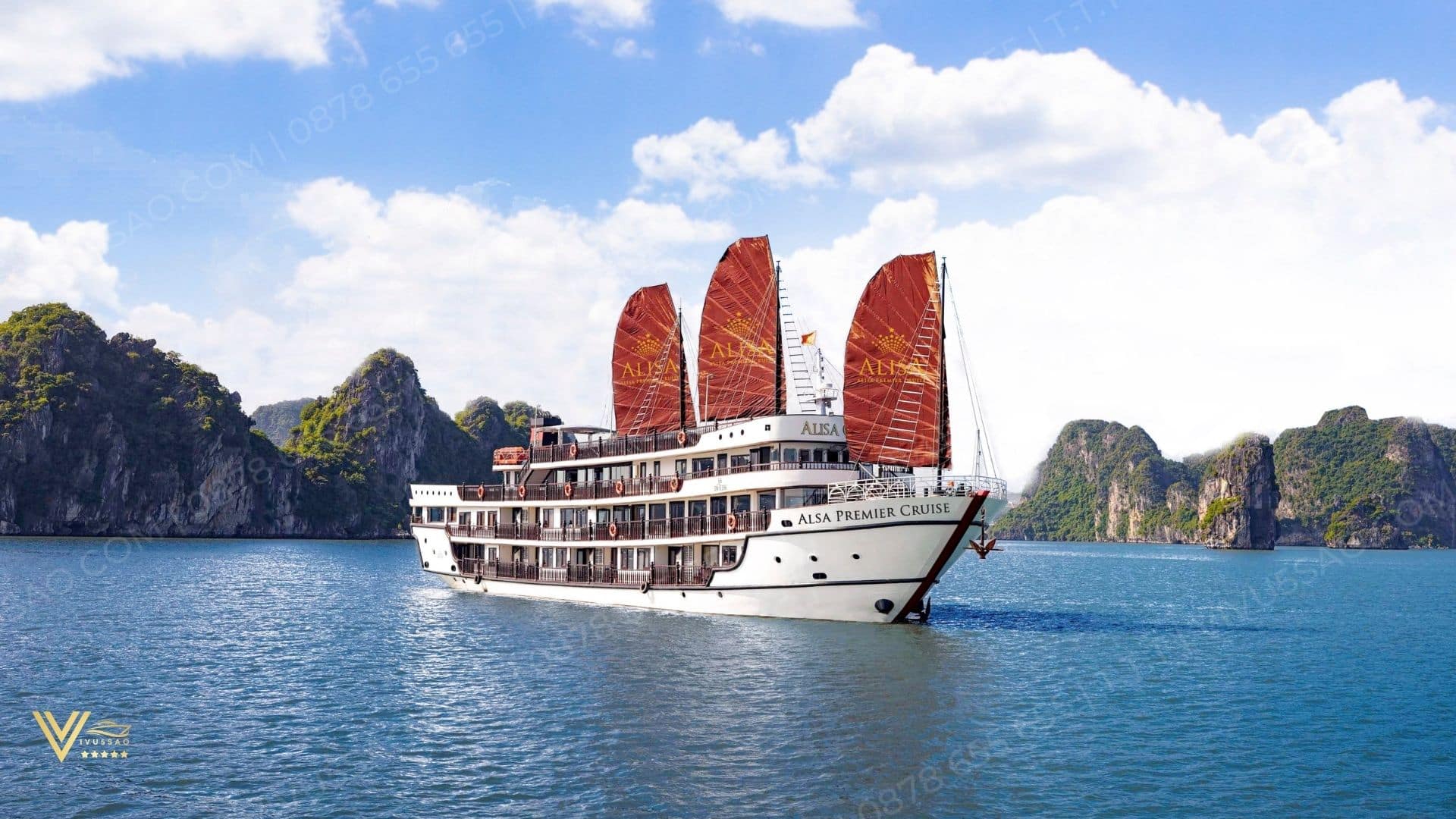 Thông Tin Du Thuyền Alisa Premier Cruise 5 sao - Tour Du Thuyền Hạ Long 2 Ngày 1 Đêm