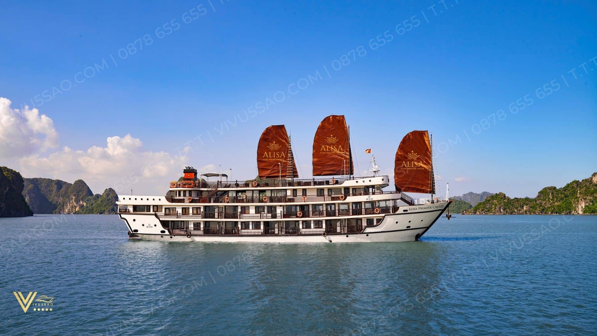 Thông Tin Du Thuyền Alisa Premier Cruise 5 sao - Tour Du Thuyền Hạ Long 2 Ngày 1 Đêm