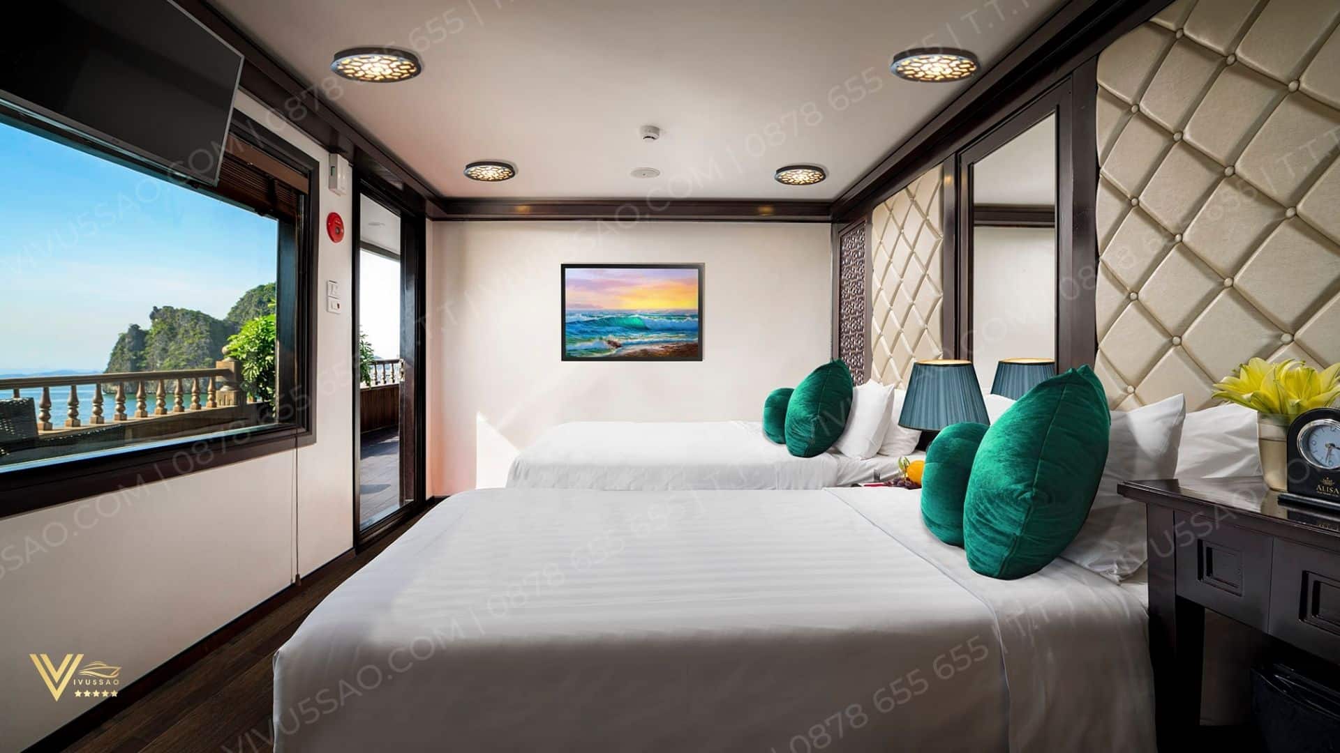 Thông Tin Du Thuyền Alisa Premier Cruise 5 sao - Tour Du Thuyền Hạ Long 2 Ngày 1 Đêm