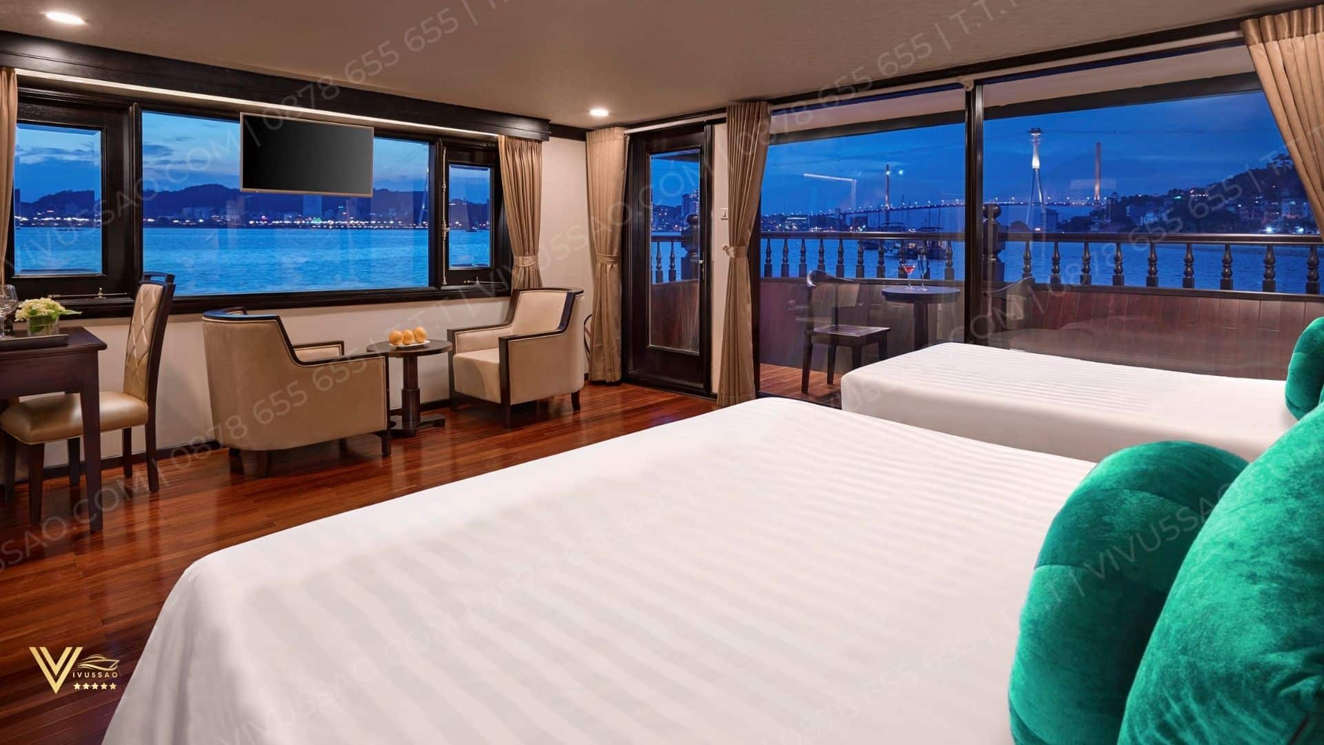 Thông Tin Du Thuyền Alisa Premier Cruise 5 sao - Tour Du Thuyền Hạ Long 2 Ngày 1 Đêm