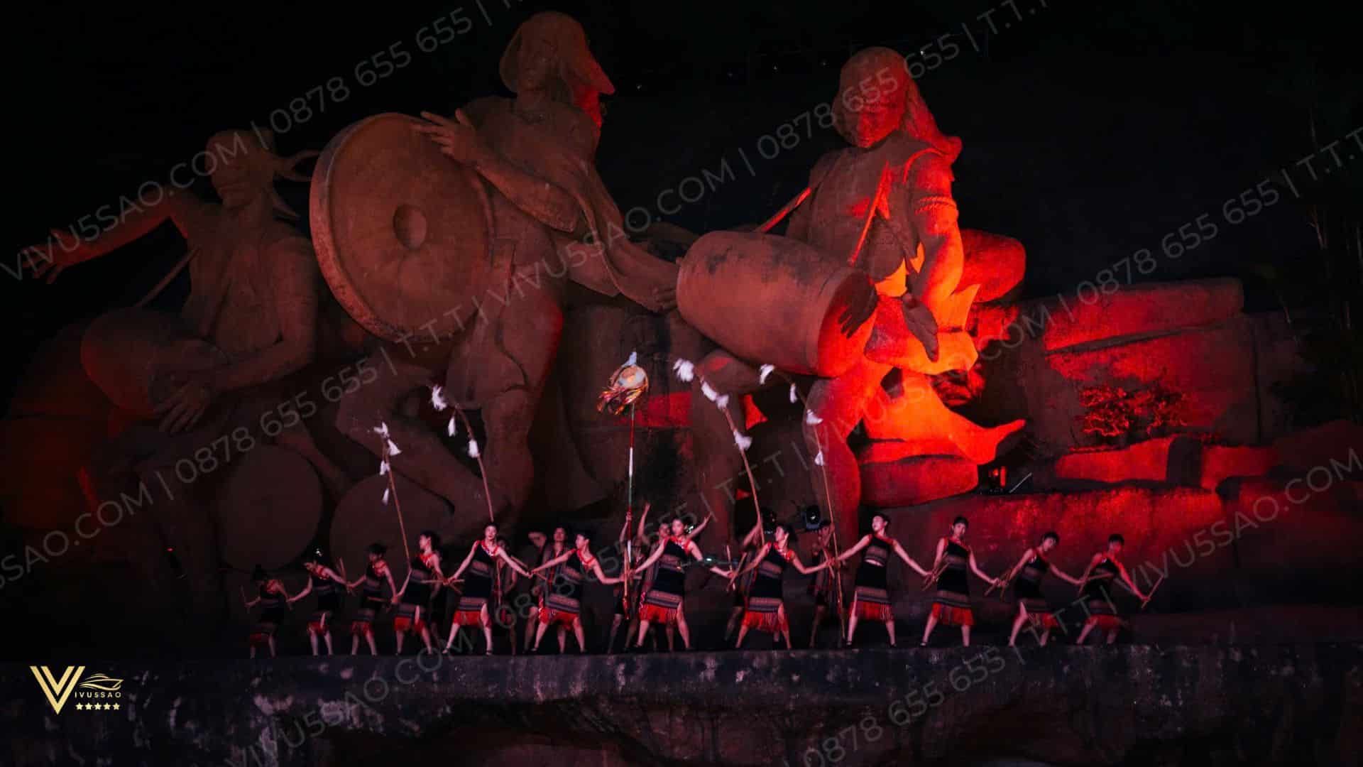 Trải Nghiệm Văn Hoá Đặc Sắc Tại Kingkong Park – Show Diễn Thực Cảnh “Âm Vang Đại Ngàn”