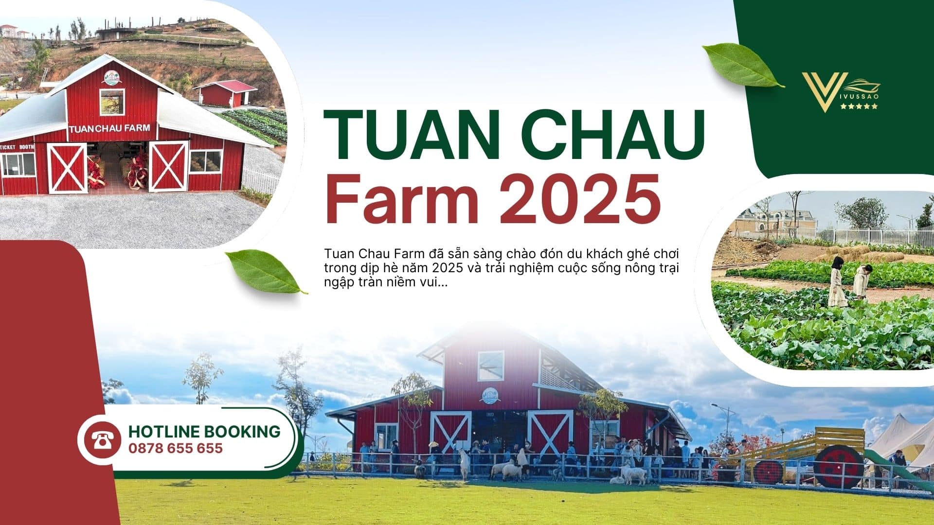 Du Lịch Tuần Châu 2025 – Đặt vé Tuần Châu Farm Online, Bảng Giá Mới Nhất 2025