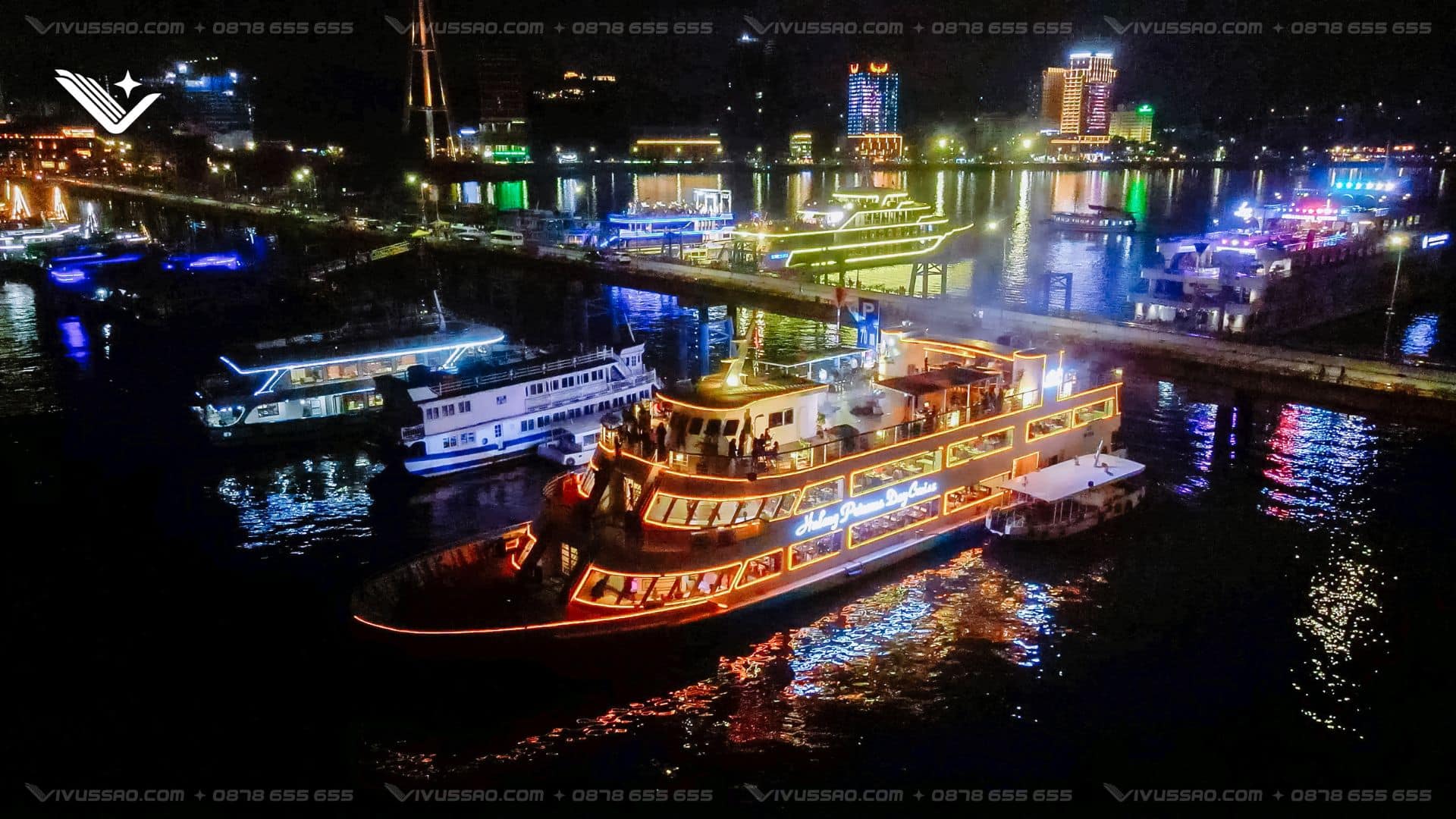 Halong Princess Dinner Cruise | Tour Ăn Tối Trên Vịnh Hạ Long Đẳng Cấp 5 Sao Halong Princess Dinner Cruise | Tour Ăn Tối Trên Vịnh Hạ Long Đẳng Cấp 5 Sao