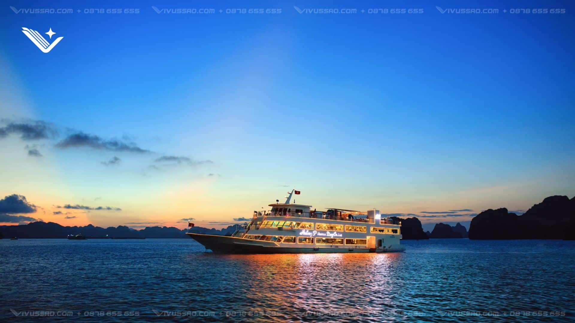 Halong Princess Dinner Cruise | Tour Ăn Tối Trên Vịnh Hạ Long Đẳng Cấp 5 Sao Halong Princess Dinner Cruise | Tour Ăn Tối Trên Vịnh Hạ Long Đẳng Cấp 5 Sao