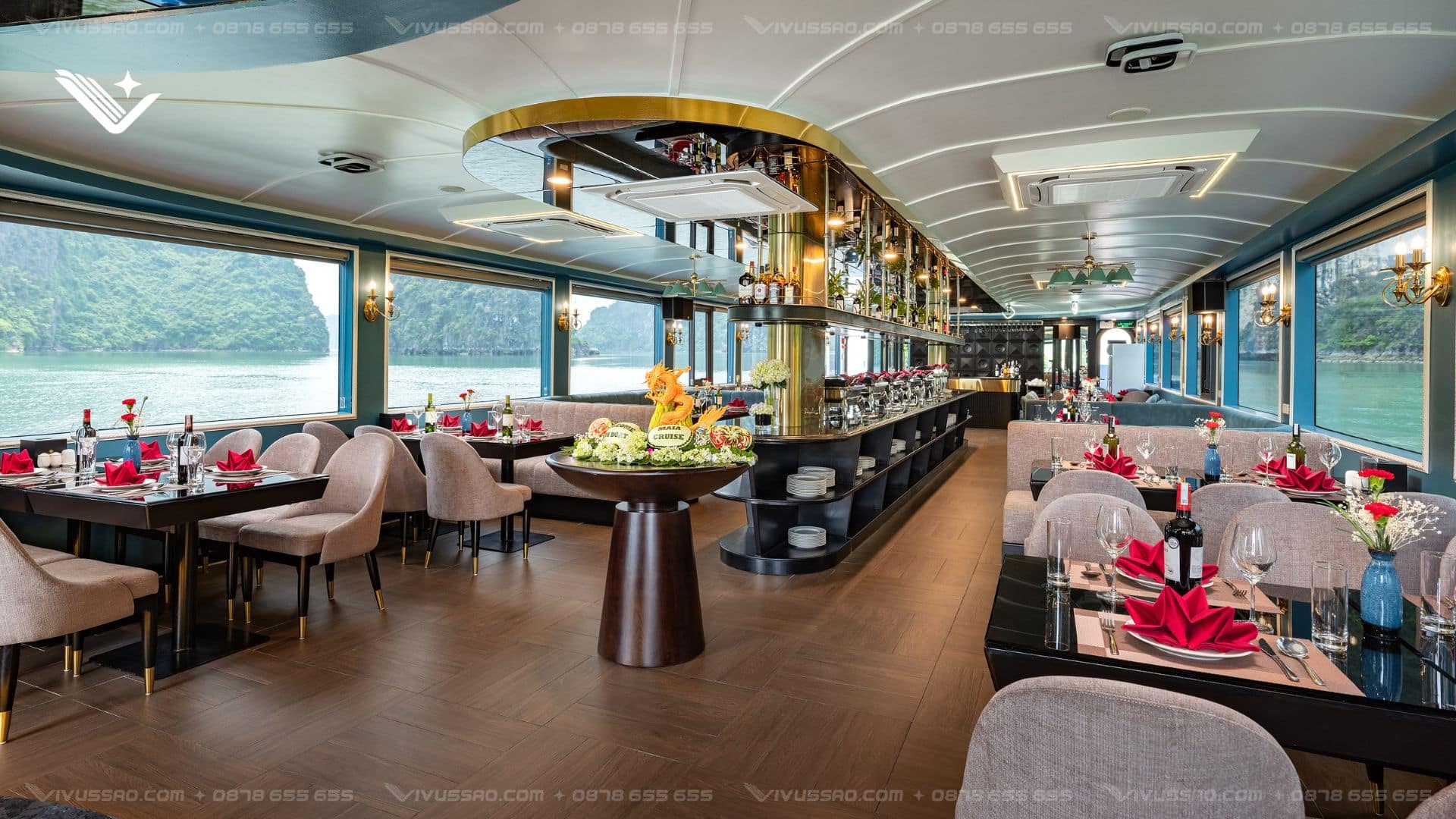 Review du thuyền Dragon Cruise Hạ Long 2026: Tour 4 giờ và dạ tiệc trên vịnh Review du thuyền Dragon Cruise Hạ Long 2026: Tour 4 giờ và dạ tiệc trên vịnh