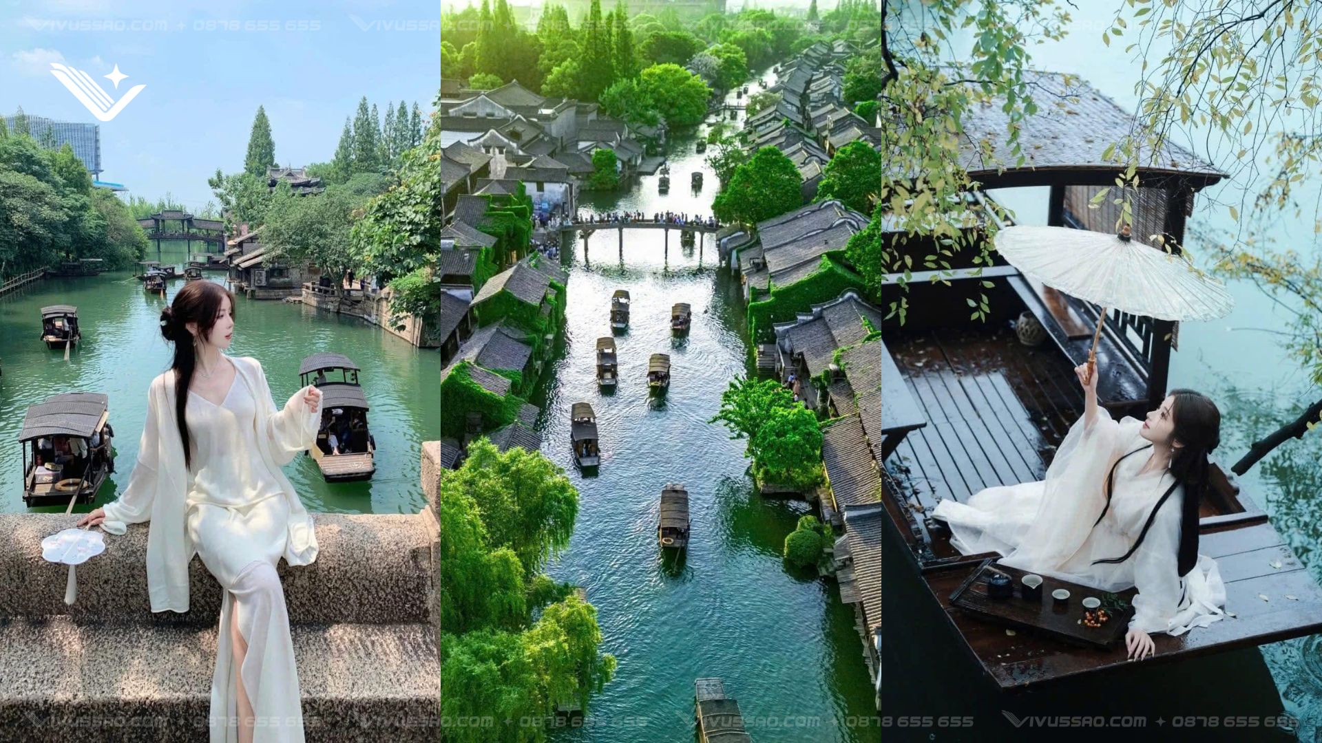 Tour Thượng Hải – Ô Trấn Tây Sách – Hàng Châu 5N5Đ No Shop 2026: Ngủ 5 Sao Ô Trấn, Bay Air China Tour Thượng Hải – Ô Trấn Tây Sách – Hàng Châu 5N5Đ No Shop 2026