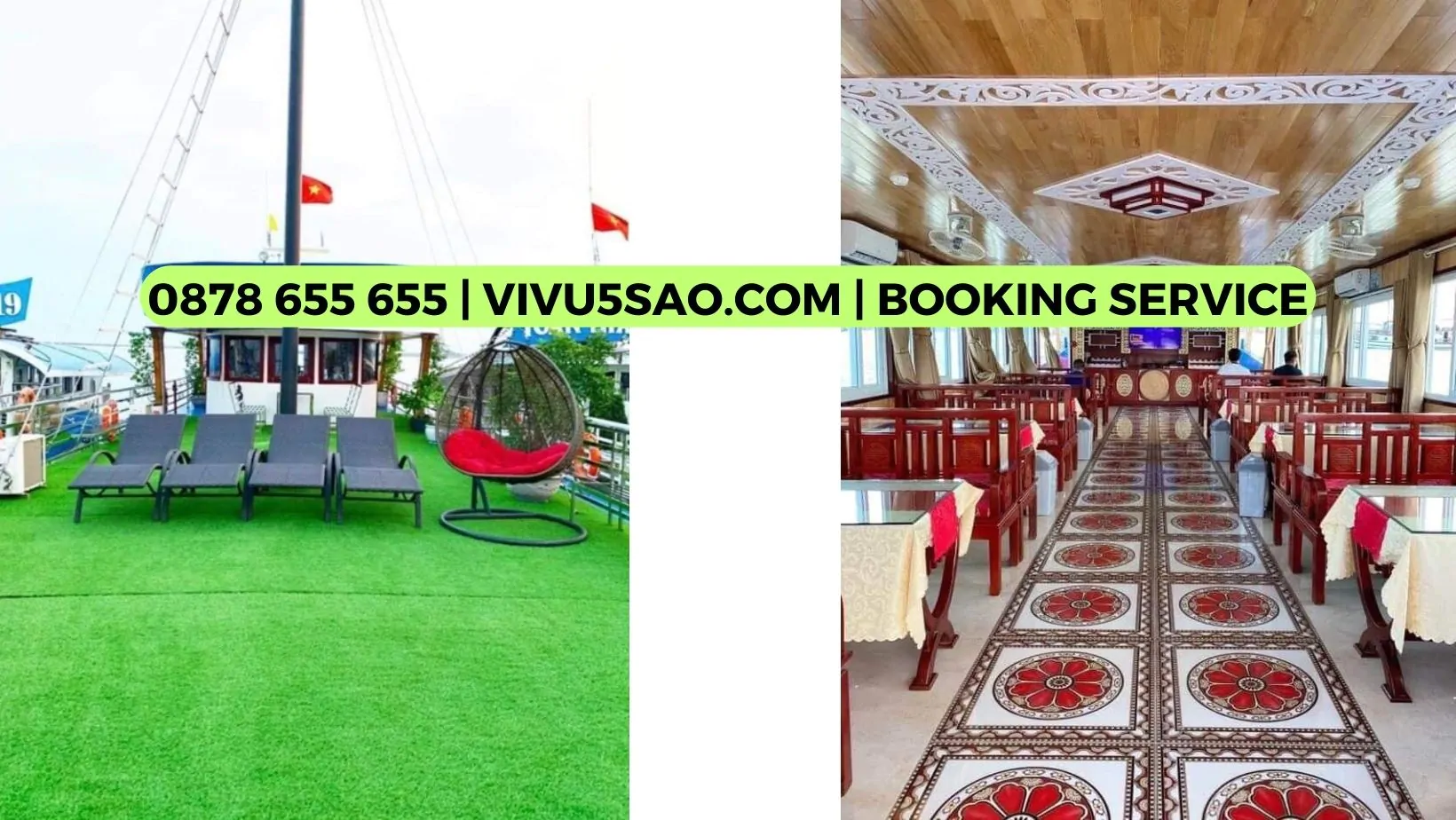 Giá tàu tiếng thăm vịnh Hạ Long | Tour tàu du lịch trong ngày 2023 Tàu tiếng thăm vịnh Hạ Long