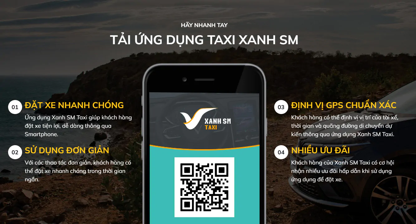 Taxi điện Vinfast - Dịch vụ xanh hướng tới du lịch xanh 2023 Tải app để nhận nhiều ưu đãi từ Taxi Xanh nhé!