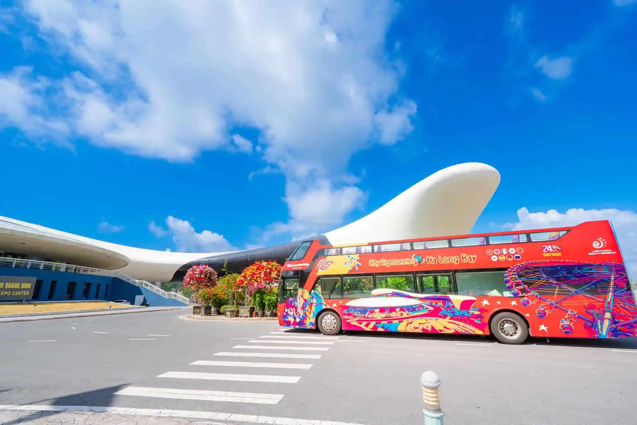Giá vé xe bus 2 tầng Hạ Long năm 2025 - Đặt dịch vụ xe buýt City Tour Hạ Long Giá vé dịch vụ xe bus 2 tầng City Tour Hạ Long năm 2024