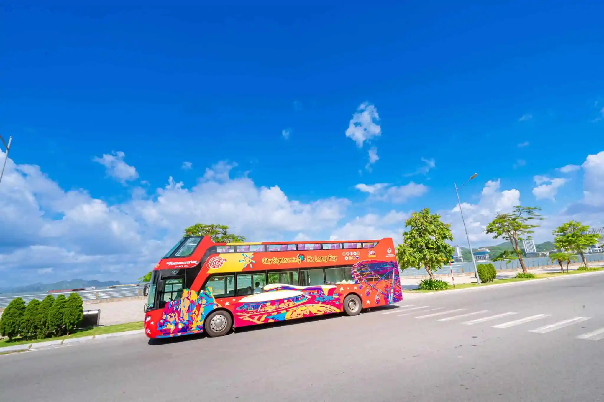 Giá vé xe bus 2 tầng Hạ Long năm 2025 - Đặt dịch vụ xe buýt City Tour Hạ Long Giá vé dịch vụ xe bus 2 tầng City Tour Hạ Long năm 2024