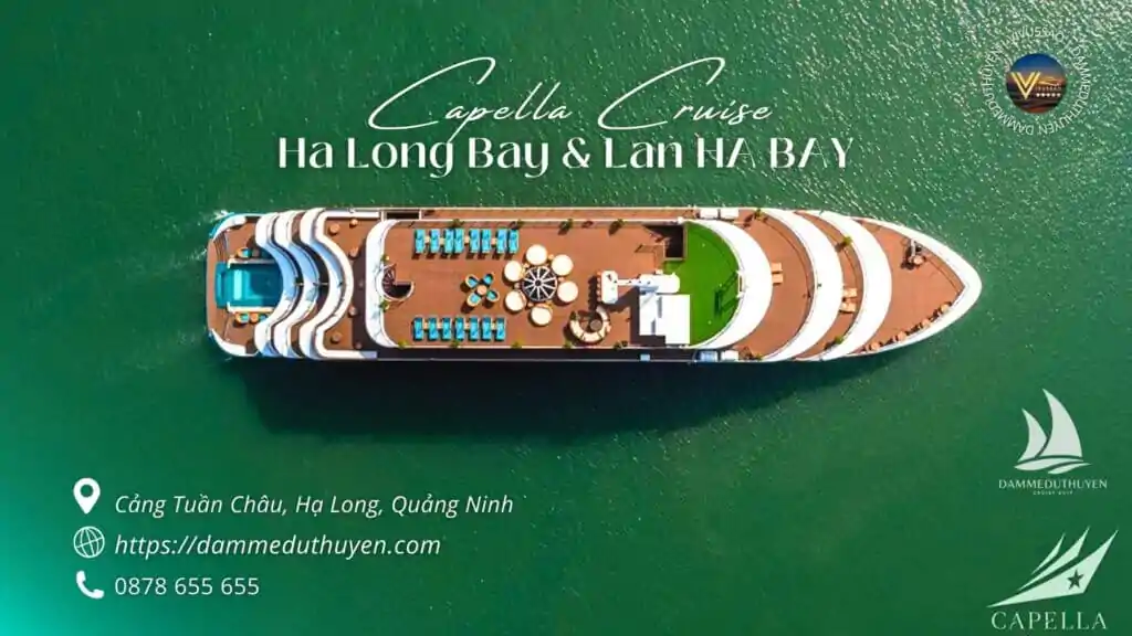 Review Du Thuyền Capella - Bản Giao Hưởng Vịnh Xanh | Lịch trình 2 ngày 1 đêm trên Vịnh Hạ Long & Vịnh Lan Hạ