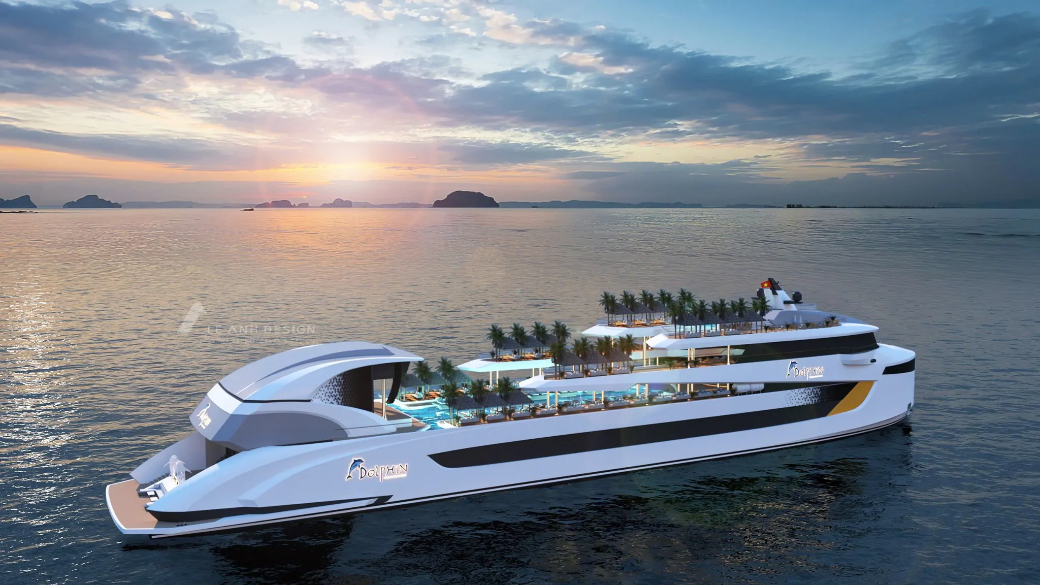 Siêu Du Thuyền Dolphin Halong – Tổ Hợp Giải Trí Trên Biển Lớn Nhất Việt Nam Năm 2025 Siêu Du Thuyền Dolphin Halong Beach Club – Tổ Hợp Giải Trí Trên Biển Lớn Nhất Việt Nam Năm 2025