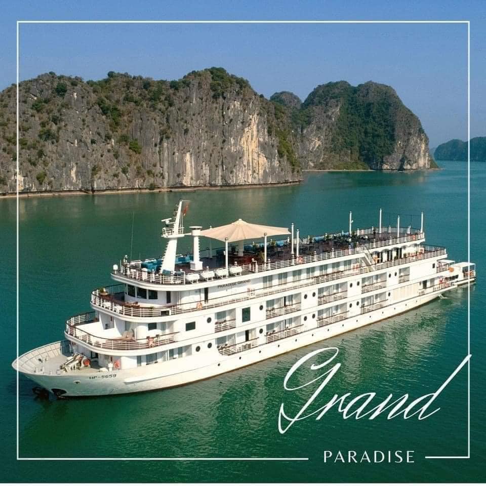  Top 10 du thuyền đẹp nhất vịnh Hạ Long | Du thuyền Paradise Grand