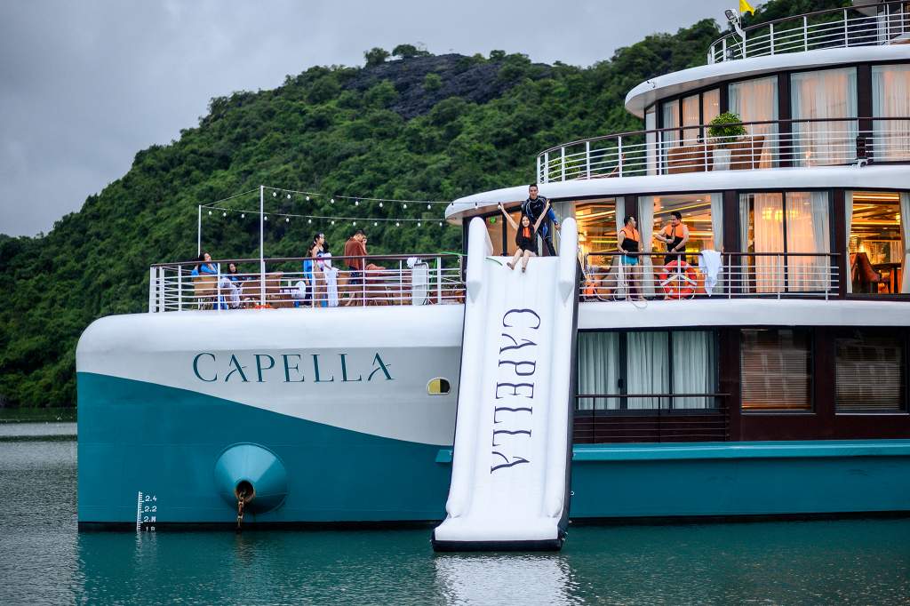 Water slide Capella cruise