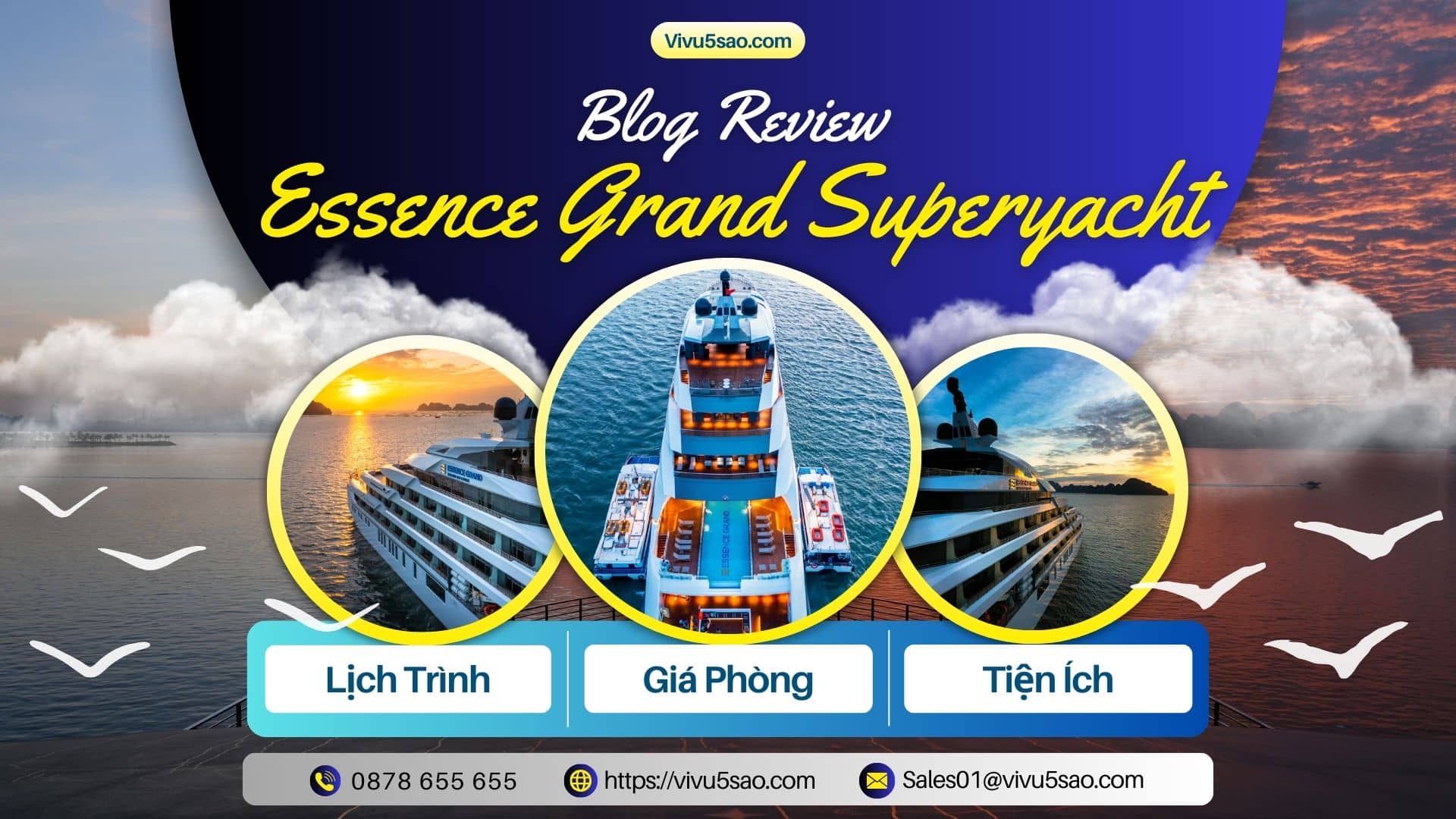 Review Trải Nghiệm Du Thuyền Essence Grand Hạ Long Bay 2023