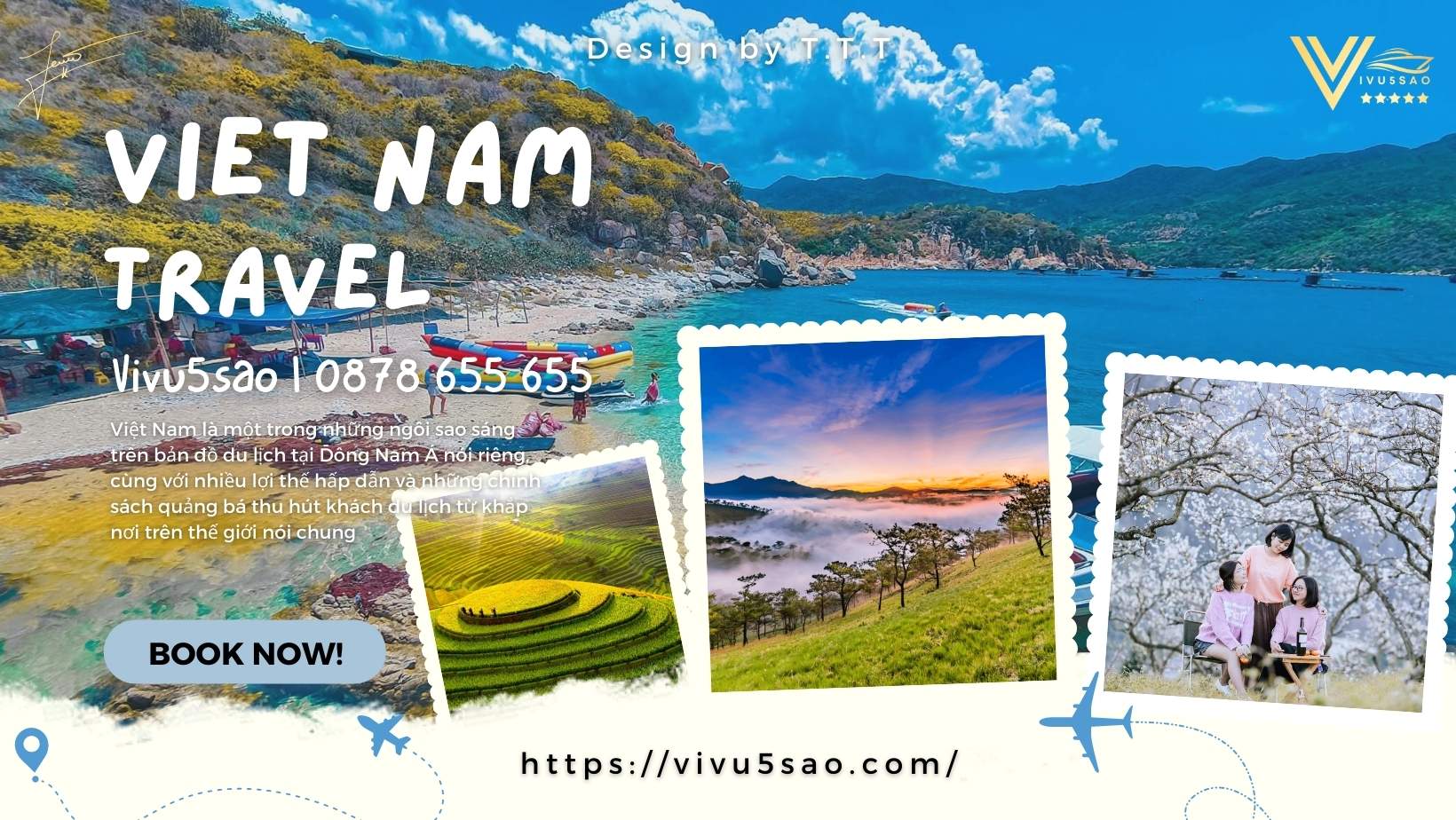 Bản đồ du lịch Việt Nam 12 tháng trong năm