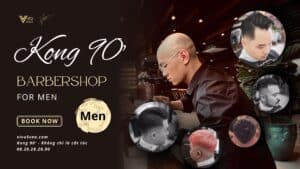 Kong 90' - Quán cắt tóc nam tại Hạ Long
