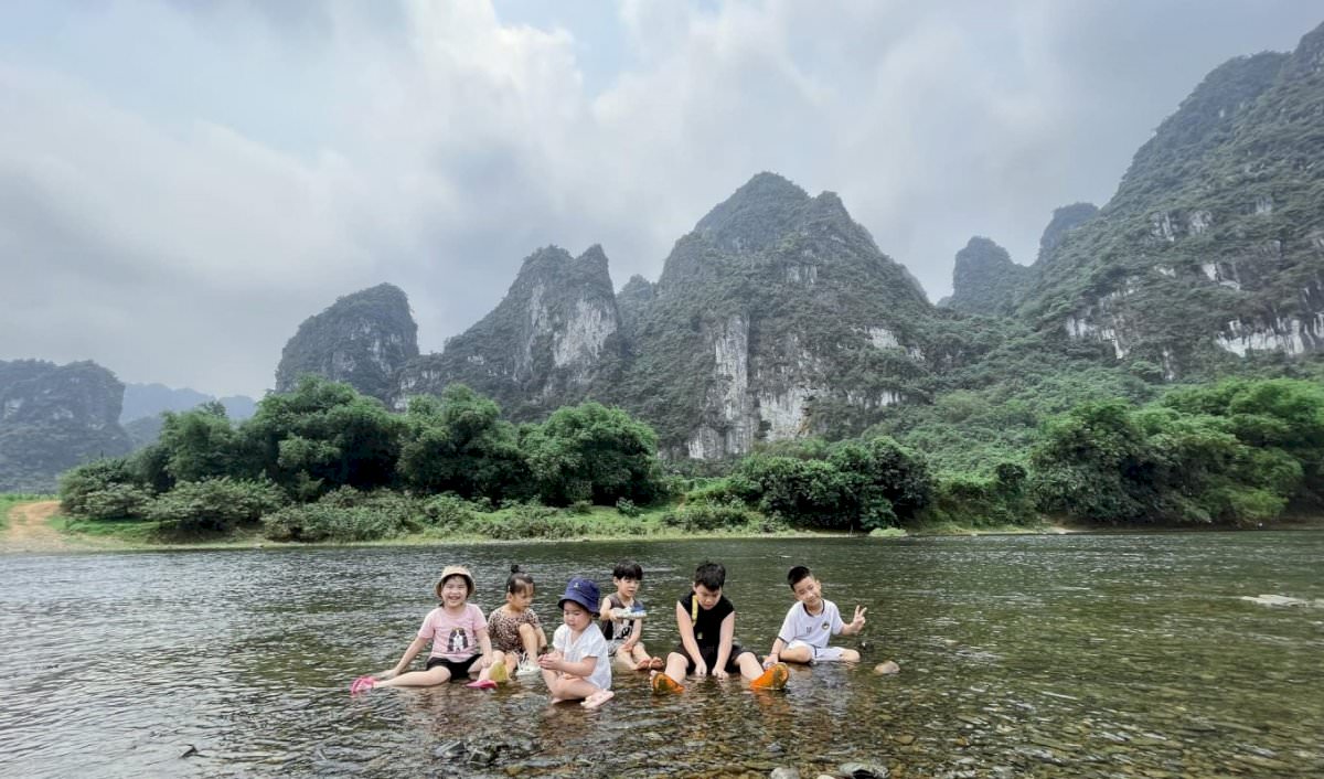 Cắm trại Sông Bôi Hòa Bình - Gần Hà Nội
