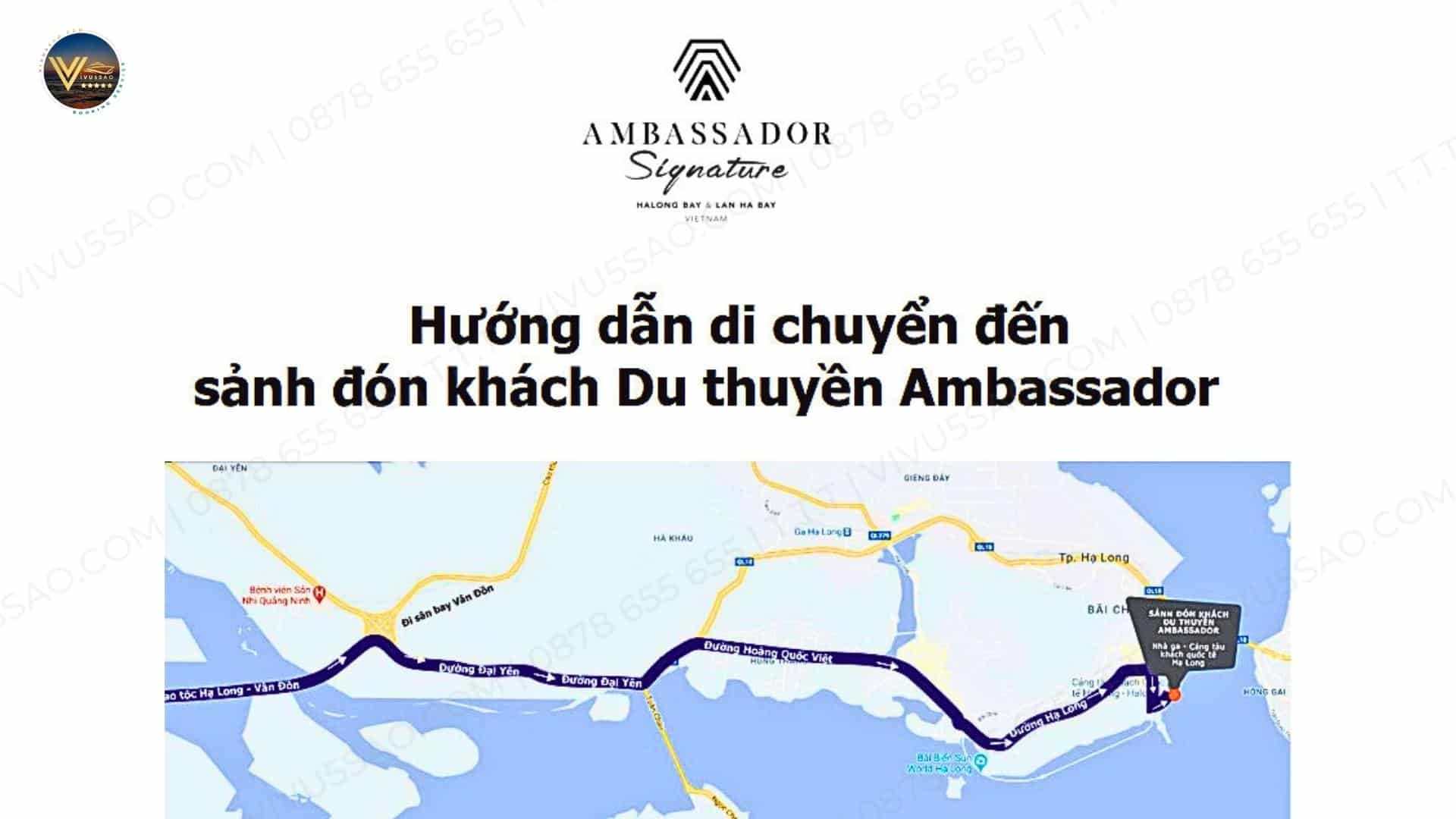 Thông tin du thuyền Ambassador Signature Cruise