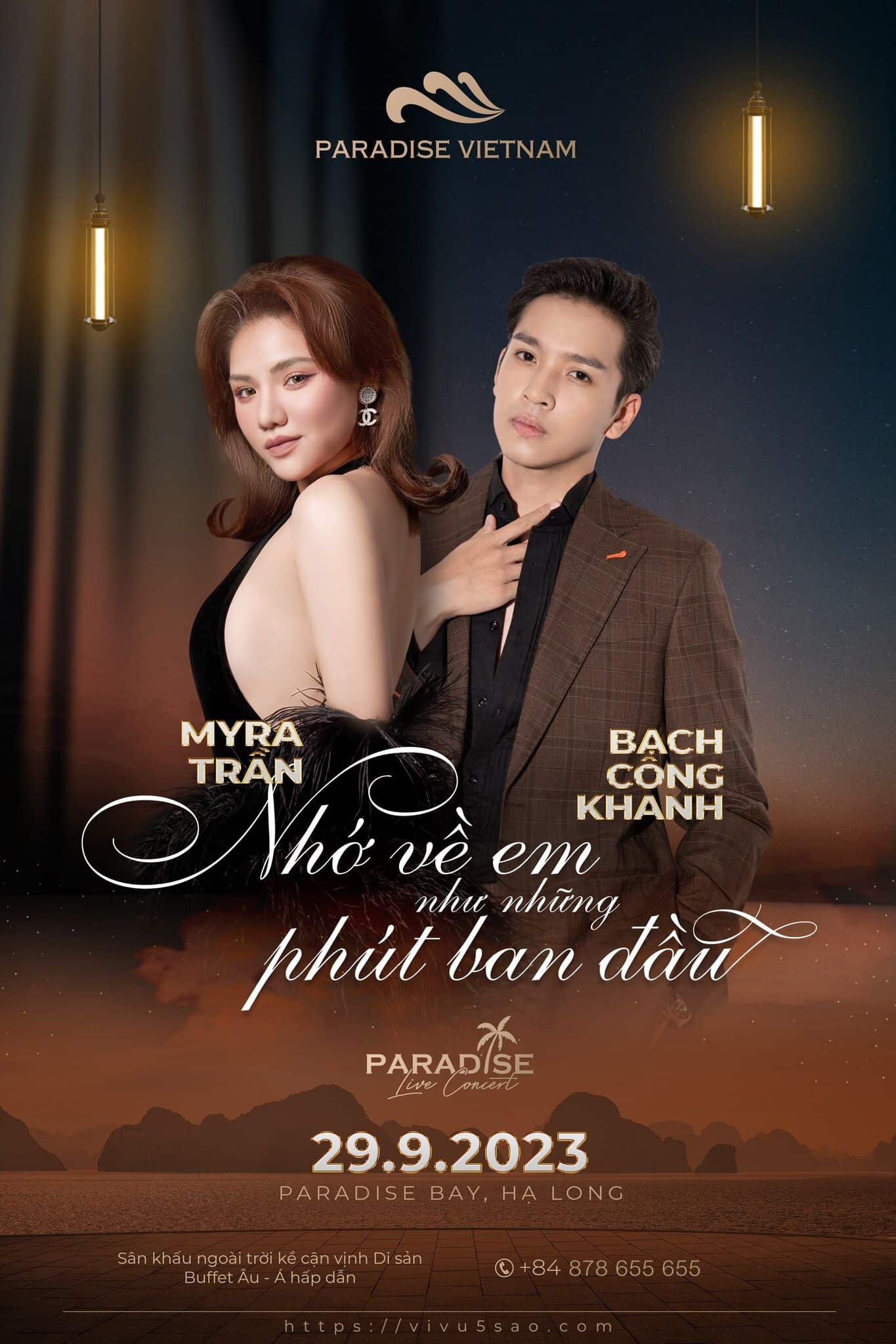Live Concert của Myra Trần Và Bạch Công Khanh | 29/09/2023 - Paradise Bay, Hạ Long