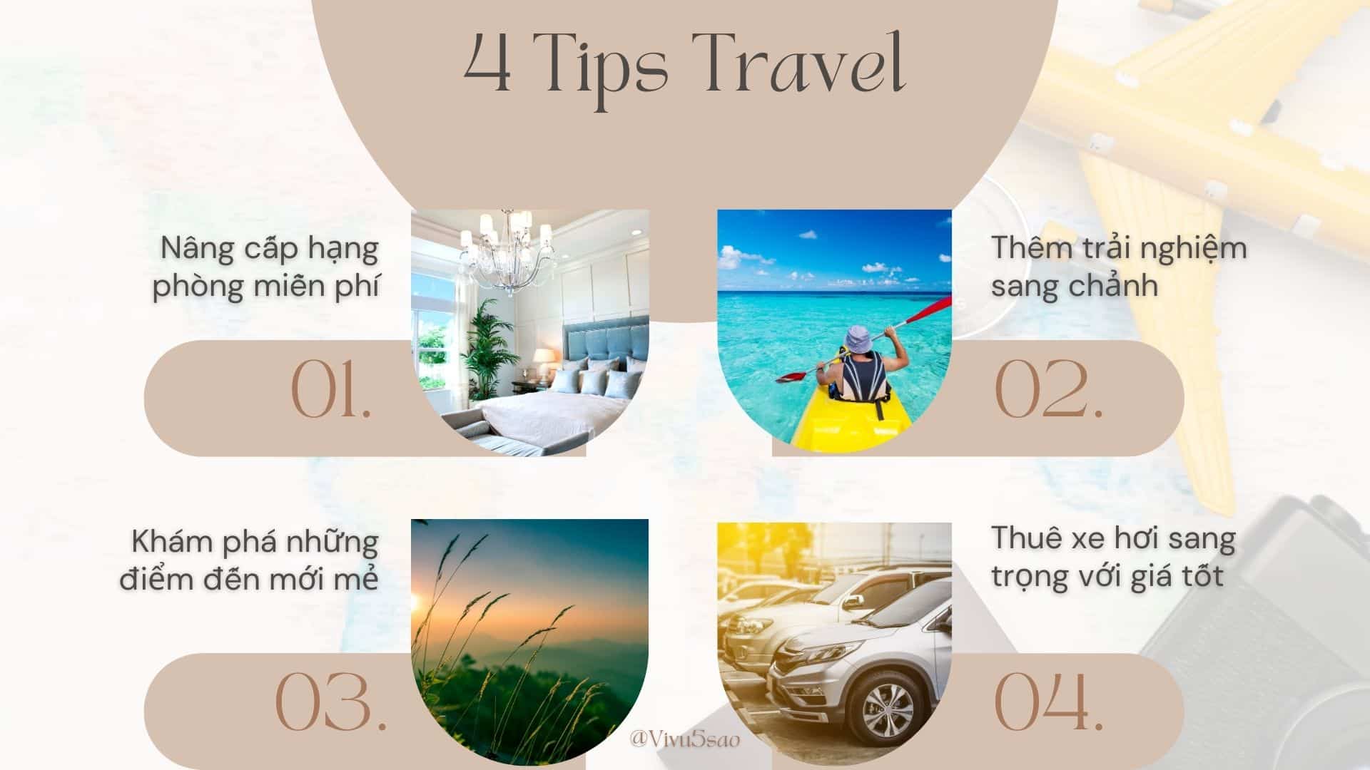 Top 4 tips du lịch sang chảnh với giá tốt nhất không phải ai cũng biết