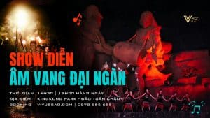 Trải Nghiệm Văn Hoá Đặc Sắc Tại Kingkong Park – Show Diễn Thực Cảnh “Âm Vang Đại Ngàn”