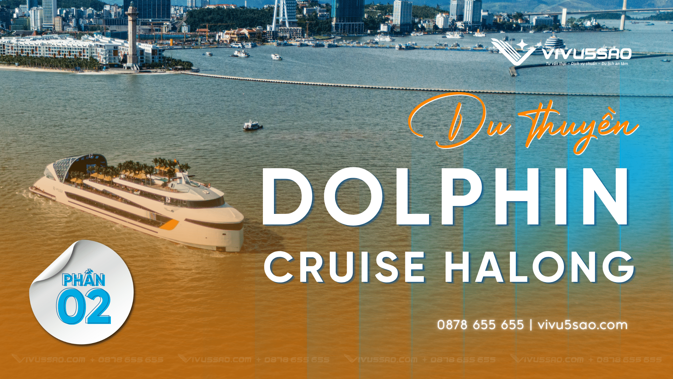 Dolphin Halong Cruise 2026 | Khám phá du thuyền giải trí All-in-One đẳng cấp trên Vịnh Hạ Long