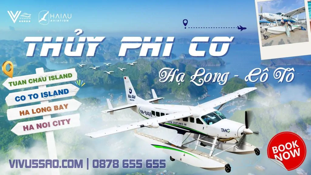 Đại lý vé Thủy Phi Cơ Hạ Long - Cập nhật giá mới các tuyến bay năm 2024