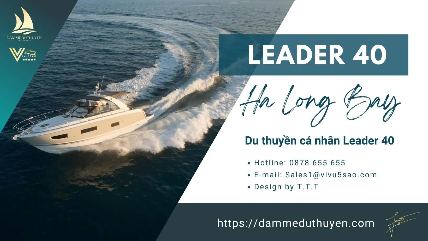 Du thuyền Leader 40 - Du thuyền cá nhân
