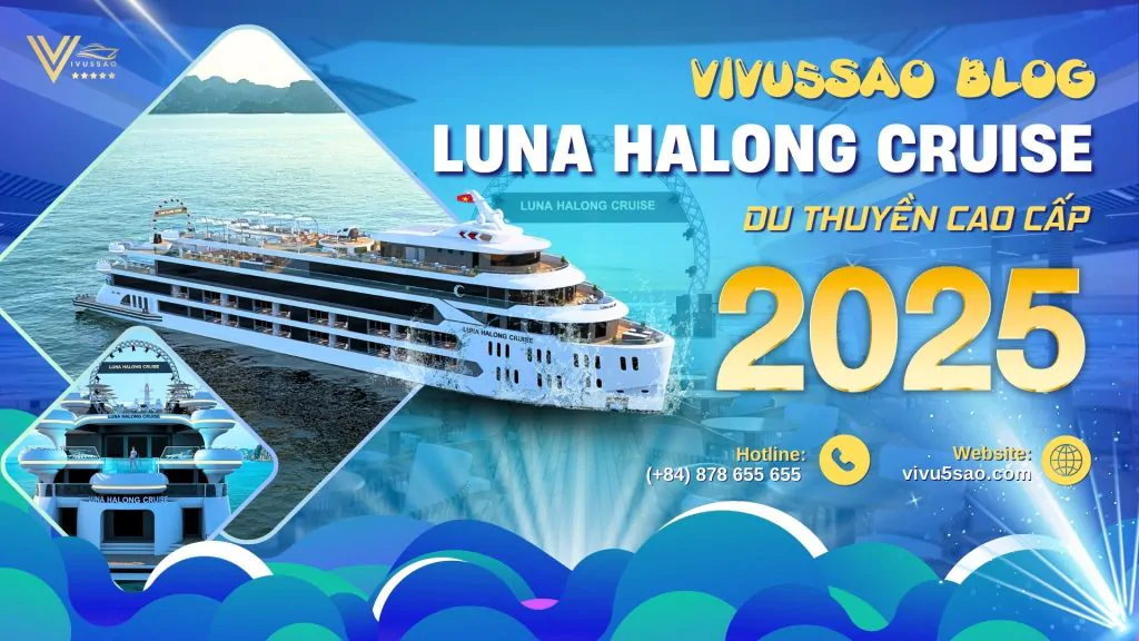 Du thuyền Luna Hạ Long Cruise 2025