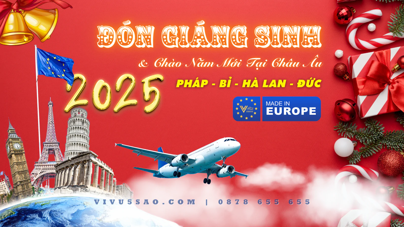 Hành Trình Đón Giáng Sinh & Chào Năm Mới 2025 Tại Châu Âu