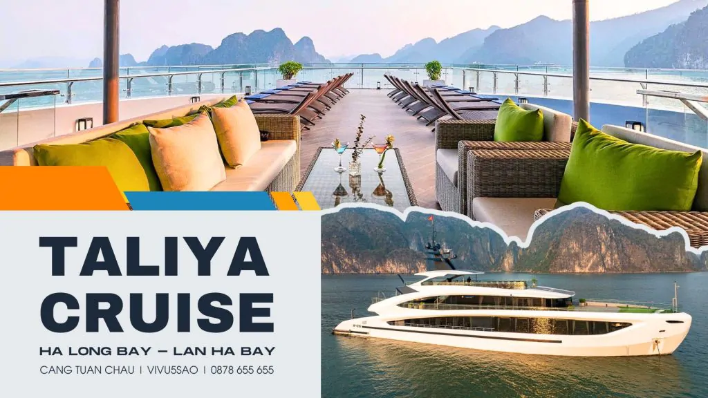 Du thuyền Taliya Cruise 5 sao - Khám phá vẻ đẹp tuyệt mỹ của vịnh Lan Hạ Du thuyền Taliya Cruise 5 sao - Khám phá vẻ đẹp tuyệt mỹ của vịnh Lan Hạ