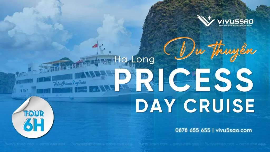Du Thuyền Halong Princess Day Cruise – Khám Phá Vịnh Hạ Long 1 Ngày